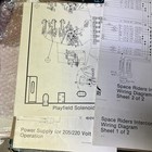 Original Factory Space Riders Atari Pinball Arcade Game Owners Manual