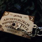 Ouija Board Planchette Keychain Gothic Halloween Spirit Board Wood New