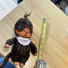 Mattel Monchhichi Monkey Plush Stuffed Animal Vintage 1974 Brown 7-8 In