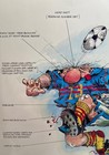 Gary Patterson The Soccer Player Vintage Art Print 1980 Framed 12x15 Inches