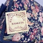 Loops   Threads Blue Floral Sewing Basket Organizer Box Tray Nwt Cottagecore Vtg