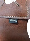 Weaver Leather Chap Saddle Horn Bag Brown Top Grain Western Trail Tack Used