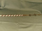 Vintage Hand Forged Crafted Spear Metal Wood Beading 28  Art Piece 