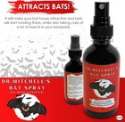 Dr  Mitchell   s Bat Spray - Attractant Bait Lure For Houses - Red  Black 