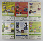 Lot Of 6 - Leap Frog Leapster   Leapster 2 Game Cartridges W  Cases Clean Tested