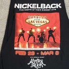 Staff Las Vegas Nickelback Concert Sleeveless Shirt Joint Hard Rock Large L