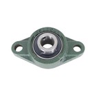 4pcs Ucfl204-12 Solid Pillow Block Flange Mounted Bearing 3 4  Bore 2 Bolt