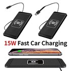 Wireless Car Phone Charger Fast Charging Pad Mat For Lphone-samsung Universal