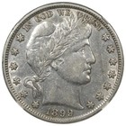 1899 Barber Half Dollar Ngc Au50 Circulated Half Dollar