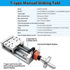 Manual Linear Module Dual Rail Digital Display Self-locking Z-axis100kg For Cnc 
