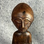 Vintage Carved African Wooden Statue Tribal Art Figure 16    Decor