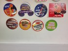 Collection Of Vintage Mcdonald s Crew Promotional Buttons Lot Of 16