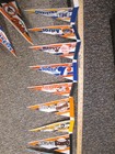Baskin Robbins 1970s Store Display Sign  31  Mlb Baseball Pennant Premium Set