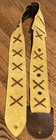 Jimi Hendrix Isle Of Wight Guitar Strap- Vintage Made In The U k  Yellow-tan