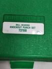 Greenlee Ball Bearing Knockout Punch Set 737 737bb With Case Round 1 1 2  - 2 