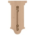 Cor05x05x09arrw Arts And Crafts Wood Corbels  5 w X 5 d X 9 h  Rubberwood