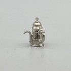 Eugene Kupjack Artisan Sterling Silver Chocolate Pot 336 Miniature Dollhouse Vtg