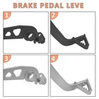 Motorcycle Brake Pedal Foot Lever Replacement For Yamaha Tenere 700 2021 Sliver