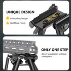M-lok 6 -9  Rifle Bipod Spring Return Hunting Bipod For M-rail Directly Mount Us