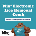 Nix Electronic Lice Comb  Instantly Kills   Eggs And Removes From Hair  
