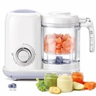 Amzbabychef Baby Food Maker  4 In 1 Baby Food Processor And Steamer  Puree Blend