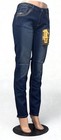Out Jeans Women   s Dark Wash Jeweled Stretch Skinny Jeans  Sz  10