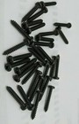 100-pack M3 X 20mm Black Steel Phillips Self Tapping Sheet Metal Screws Pan Head