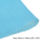 Sky Blue Speaker Mesh Grill Stereo Fabric Dustproof 50cm X 140cm 20  X 55 