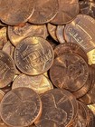 Pennies By The Pound Shiny Unsearched  Massave Shelded Penny Lot 1983   Up