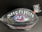 Afl Premiership Season Sherrin Game Ball Black Australian Made Leather Football