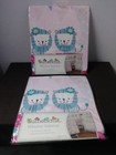  Curtain valance For Kids baby Room nursery Tie Top Pink Window 17 X 44 Inches