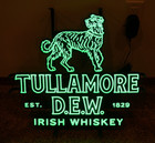 Tullamore Dew Irish Whiskey Led Lighted Sign New In Box Bar Sign