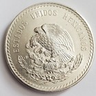 1948 Mexico 5 Pesos  900 Silver  Au  Km 465  Cinco Pesos  Mexicanos  Cuauhtemoc