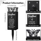 Cemetery Vases For Grave Metal Flower Butterfly Cemetery Vases Memorial Flowe   