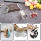 16 Gauge Jewelry Wire  Anezus Silver Craft Wire Tarnish Resistant Copper Wire Fo