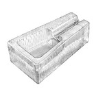 New Libbey 7 25  Glass Cigar Holder Ashtray