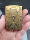 Vintage Zippo Great American Train Brass Lighter 