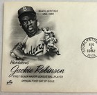 1982 Jackie Robinson First Day Cover Black Heritage Dodgers Hof