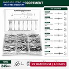 245pcs Pop Rivets For Metal  Aluminum Blind Rivets Assortment Kit In 8 Sizes M3 