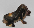 Basset Hound Figural Pipe Rest  1935  Art Metal Works  Original Cast Metal