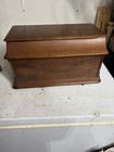 Vintage Singer Treadle Sewing Machine Wooden Coffin Cover