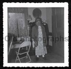 1957 Sunday School Party Homemade Halloween  Costume Old vintage Photo- Aa191