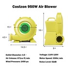 Air Blower 950w 1 25hp Commercial Inflatable Bounce House Pump Fan Costzon