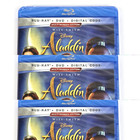 Aladdin  blu-ray dvd  2 Pack  W  Slipcover Will Smith Disney Movie New Sealed