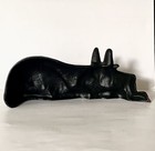 Vintage 11    Cast Iron Black Terrier Scottie Dog Door Stop