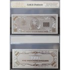 100mg  999 Silver 1928  1000 Dollar Bill Gold Certificate Banknote White Coa