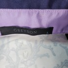 Greyson Clothiers Men L  Pine Tree Golf Logo Purple Coral Dragonfly Print Shirt