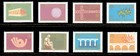 Serbia Scott 286-293a 2005 Complete Europa Set Including Individual Stamps