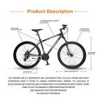 Foraker 300 Mountain Bike Bicycle  Aluminum Frame 21-speed Disc Brakes Charcoal