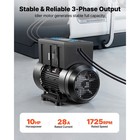 Uimoso Single To Three-phase Rotary Phase Converter10hp 28a208-240v Input output